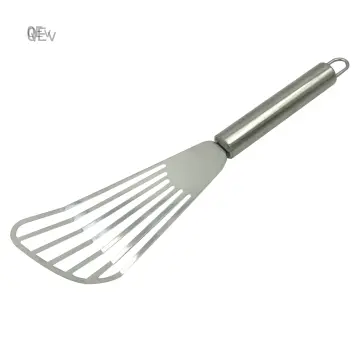 Fish Spatula, 2 Pack Stainless Steel Fish Turner 12.5 Inch Kitchen