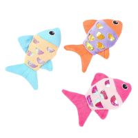 Fish Plush-  Toy Kitten Toy with Rattle Sound for CAT Teething Chew Toys
