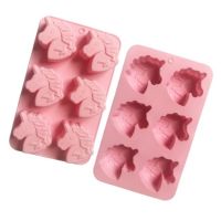 GL-แม่พิมพ์ ซิลิโคน ยูนิคอร์น 6 ช่อง (คละสี) Unicorn silicone mold