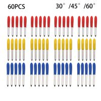 【YF】 1 Set 30/45/60 Degree Milling Cutter Blades Roland Cricut Plotter Blade Vinyl Offset Replacement Carving Tool