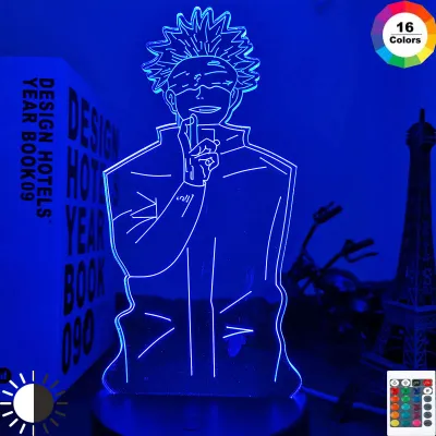 Anime Jujutsu Kaisen Led Night Light Satoru Gojo Lamp for Bedroom Decor Birthday Gift Satoru Gojo Light Jujutsu Kaisen Gadget