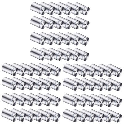 150 Packs Sign Standoff Screws Advertising Screws Stainless Steel Wall Standoff Mounts Glass Acrylic Nail (1/2 x 1 Inch)