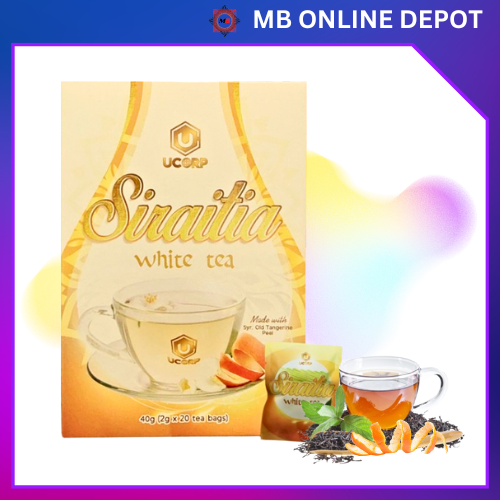 WHITE TEA SIRAITIA WITH VITAMIN C ( 20 SACHETS ) with Orange Peel