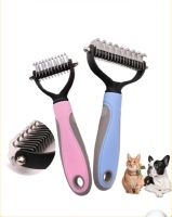 Dog Cat Hair Removal Comb Cats Brush Grooming Tool Puppy Hair Shedding Trimmer Combs Pet Fur Trimming Dematting Deshedding Brush