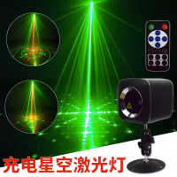 RGB Scanner Beam Effects Stage Lighting การเปิดใช้งานเสียงห้องนอน Projector Lighting Party LED Indoor Stage Lighting