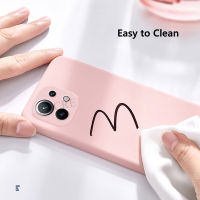 For Xiaomi 11 Lite 5G NE Case Original Liquid Silicone Rubber Case For Xiaomi 11 Lite 5G NE Cover for Xiaomi Mi 11 Lite 4G 5G