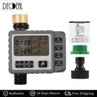 โปรแกรมตั้งเวลาได้ชลประทานปลายท่อดิจิตอลสำหรับตัวตั้งเวลาฉีดสปริงเกอร์ระบบรดน้ำอัตโนมัติแบบแมนนวล/กลางแจ้งสำหรับสวนระเบียงสนามหญ้า