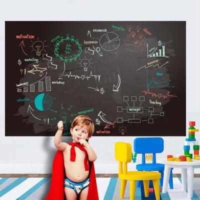 Chalkboard Adesivi Removable Wall Sticker Chalkboard Decal 45 X 100cm Children Blackboard Chalkboard Sticker Label For Kids Gift