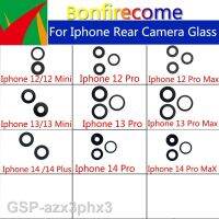 ใหม่☁❉ 10ชิ้นสำหรับ iPhone 14 Plus 13เลนส์กระจกหลังด้านหลังพร้อมสติ๊กเกอร์