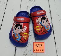 SPCPLaza รองเท้าเด็ก หัวโต รัดส้น DC SUPERMAN ลดราคาพิเศษ SALE พร้อมส่ง