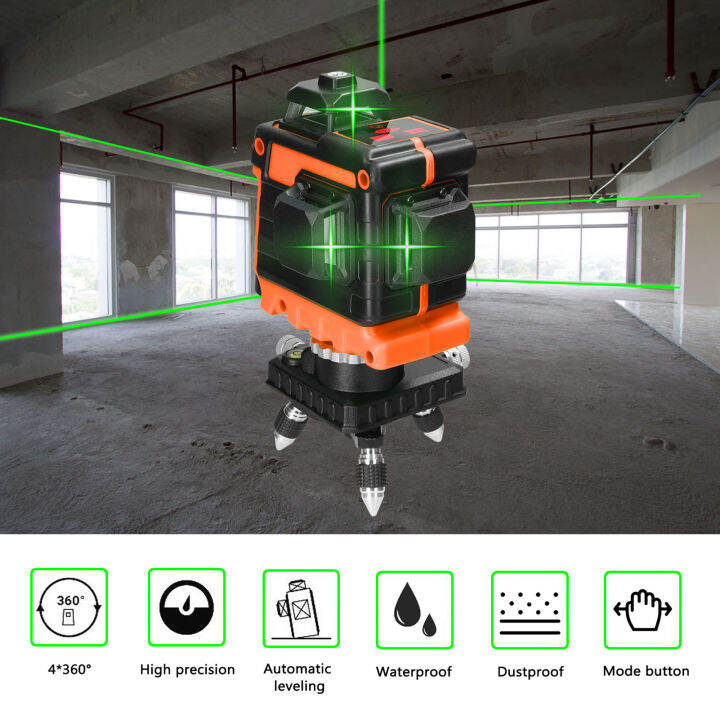 mini-multifunctional-12-lines-green-light-l-aser-level-3-self-leveling-machine-usb-rechargeable-lithium-b-attery-leveling-tool-3-colors-optional