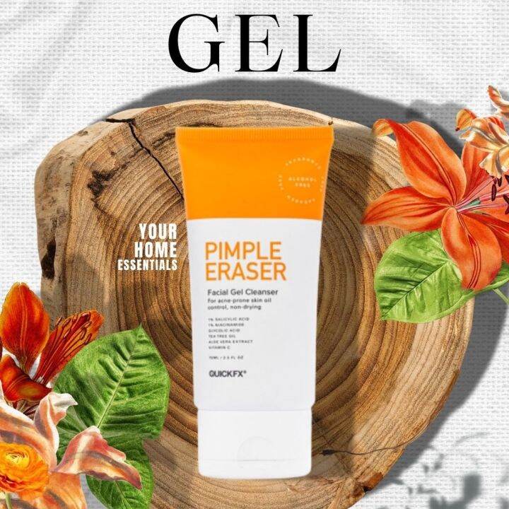 0VgOgZQX QUICKFX PIMPLE ERASER FACIAL GEL CLEANSER 75ml Lazada PH
