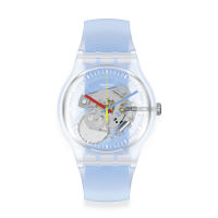 นาฬิกา Swatch Originals CLEARLY BLUE STRIPED SUOK156