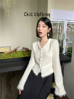 Chic Clothing เสื้อกันหนาว ผญ เสื้อแขนยาว เสื้อกันหนาว สบายๆ สไตล์ ชิค ทันสมัย WXF230010X 41Z231008