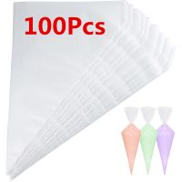 ✙❇ LMETJMA 100 Pcs Piping Bags Upgraded Anti-Burst Disposable Icing Piping Pastry Bags For All Size Tips and Couples JT128