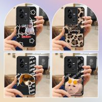 Back Cover cute Phone Case For VIVO IQOO11 heat dissipation texture Phone lens protection youth Anti-knock couple funny