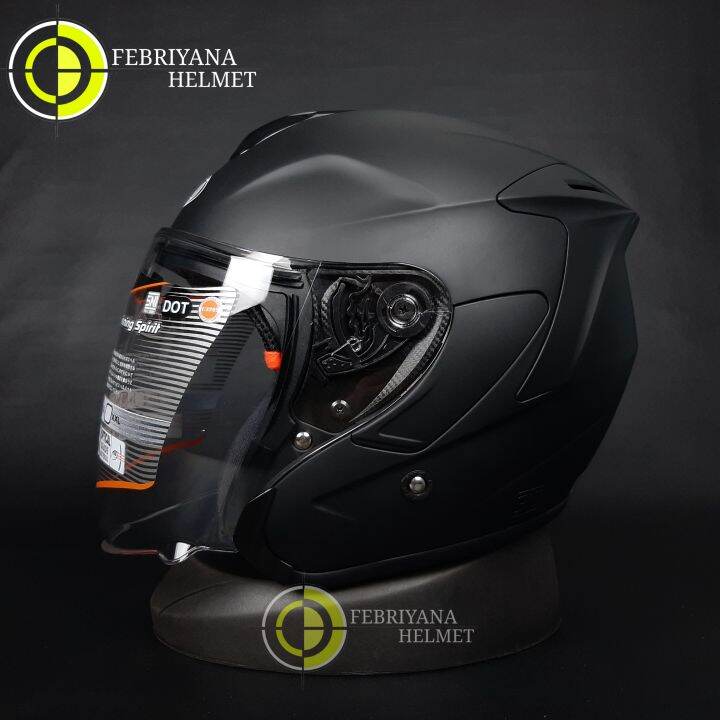 Helm Ink Dynamic Black Doff Half Face Lazada Indonesia