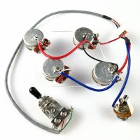 1 Set LP Electric Guitar Pickup Wiring Harness For EPI SG LP Dot ( 1 Toggle Switch 4 Pots Jack )