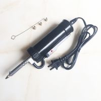 hk۞  Practical Welding Soldering Tin Sucker 30W 110V Desoldering Iron with Nozzle Removal Handheld Set