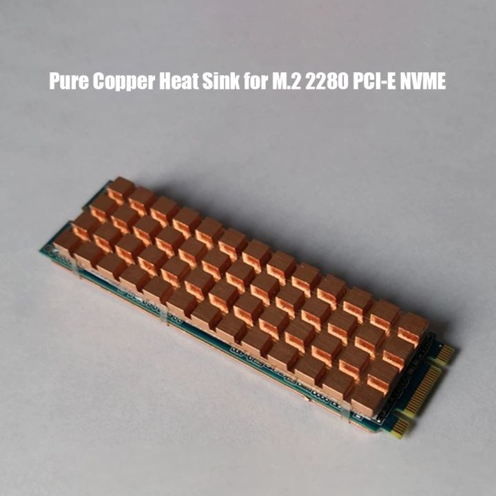 pc-notebook-ssd-heat-sink-for-m-2-2280-pci-e-nvme-with-thermal-pad-heatsink-computer-cooler-copper-radiator-accessory