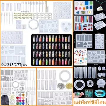 148 Pieces Resin Jewelry Making Kit, Silicone Casting Mold for