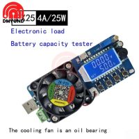 FX25 4A 5A Beban Elektronik Baterai Kapasitas Tester Konstan Current Electronic Load USB Power Detector Adjustable Resistor