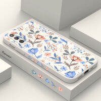 เคสสวนโรแมนติก Samsung Galaxy Note 20 Ultra 10 Plus 9 ซิลิโคนเหลวรูปแบบด้านข้าง