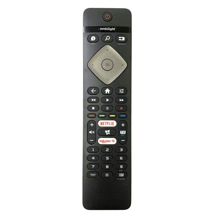 new-original-398gr10bephn0017bc-remote-control-with-netflix-rakuten-tv-apps-for-philips-led-tv-43pus6704