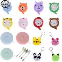 Cloth Making Cartoon Plush Animals Shape 150cm 60 Inch Sewing Tool Measure Ruler Retractable Tape Sewing Measuring Tape Tool