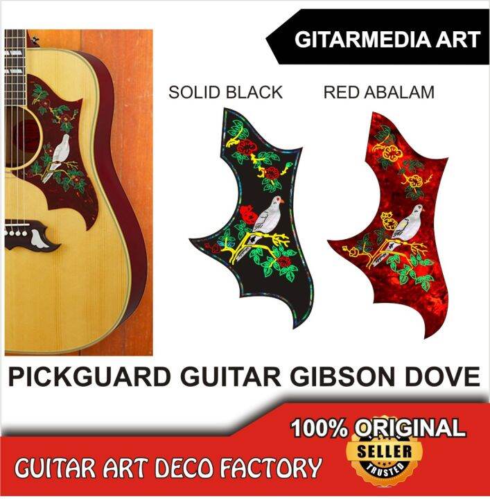 PICKGUARD GITAR ANTI BARET UNTUK GITAR AKUSTIK GIBSON DOVE CUSTOM MODEL