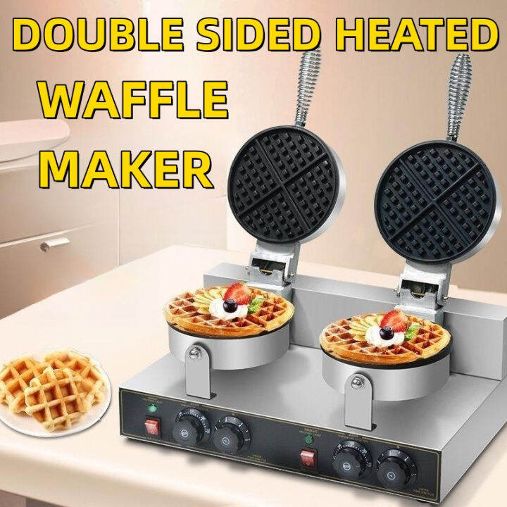 Single Head Dual Head Electric Waffle Maker Temperature Adjustable