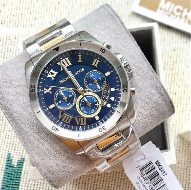 100% Original MK8437 Brecken Chronograph MK Michael Kors PAWNABLE  Grade  Japan Quartz Movement ( Unfadable ) Actual Pic. Complete Package | Lazada PH