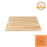 กระดานนวดแป้ง แผ่นรองนวดแป้ง เขียงไม้ อุปกรณ์เบเกอรี่ ไม้ยางพารา Pastry Board 15"x19" นิ้ว (ไม้นวดแยกจำหน่าย) Mama Happy House