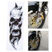 2ส้อมจิ้มผลไม้กะโหลกสติ๊กเกอร์ Softail Electra ซีลิโคนเท่ห์ส้อมรูปลอกกะโหลก