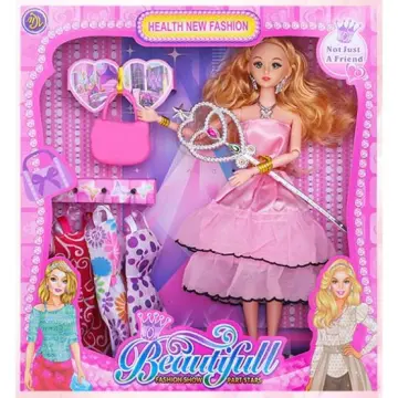 Makeup Doll Set Princess Hair Styling Head Doll Playset With Beauty And  Fashion Accessories For