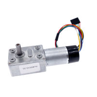 ZG70EC DC มอเตอร์ Hall Encoder 11PPR JG70เข้ารหัส DC12V หนอนเกียร์มอเตอร์แรงบิดสูง5-200รอบต่อนาที