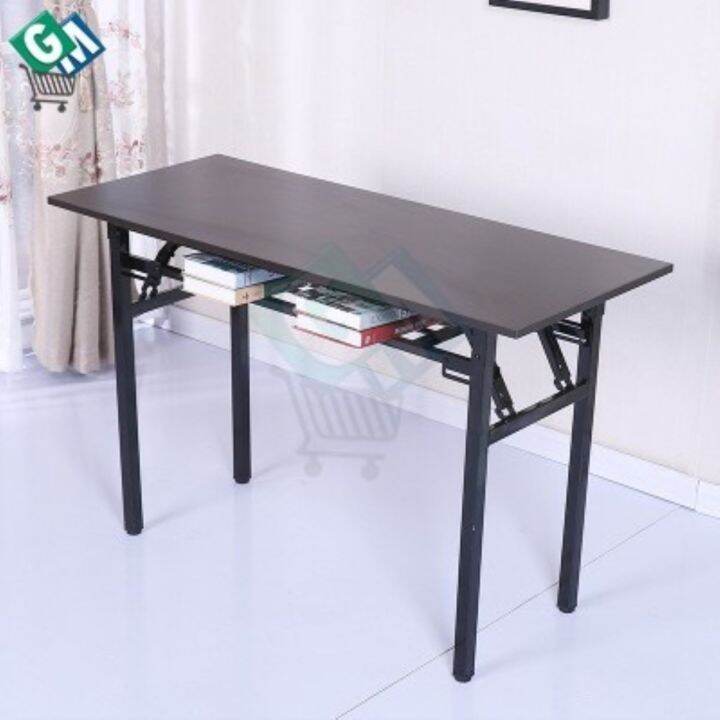 【COD5】 Double Layer Computer Folding Table 80x40x75 cm Home Office Desk