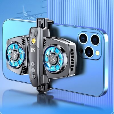 ๑○ Universal Mini Mobile Phone Cooling Fan Radiator Turbo Hurricane Game Cooler Cell Phone Cool Heat Sink For IPhone/Samsung/Xiaomi