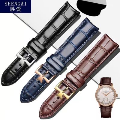 【Hot Sale】 Adapted to strap leather inheritance art master Wu series cowhide watch male 19 20 22mm