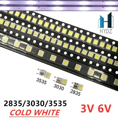 50-100pcs Pcs For LG led tv backlight 2835 3030 3535 3V 6V 1W 3W kit electronique led for lcd tv repair Cool cold white Electrical Circuitry Parts