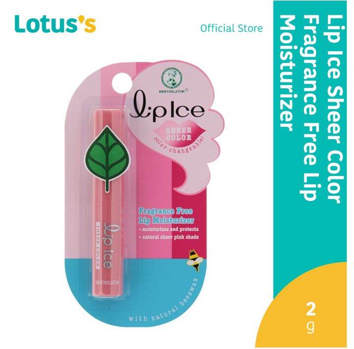 Mentholatum Lip Ice Sheer Color Fragrance Free Lip Moisturizer 2g Lazada