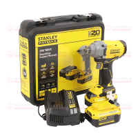 STANLEY BLM SBW920 บล็อกไร้สาย รุ่น SBW920M2K-B1 20v 370nm C1xB2x4.0ah |ชุด|