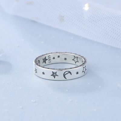Chang แหวนขายแบบข้ามพรมแดนดวงจันทร์ของผู้หญิงคนรักแฟนแหวนของขวัญผู้ผลิตเครื่องประดับแฟชั่นตรงให้