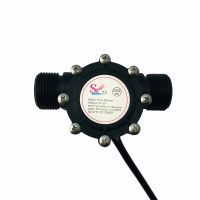 YF-G1 One Inch Big Hall Water Flow Sensor 1-100lpm SeaZhongjiang flow sensor BSP G1" Turbine Flow Meter Switch Valves