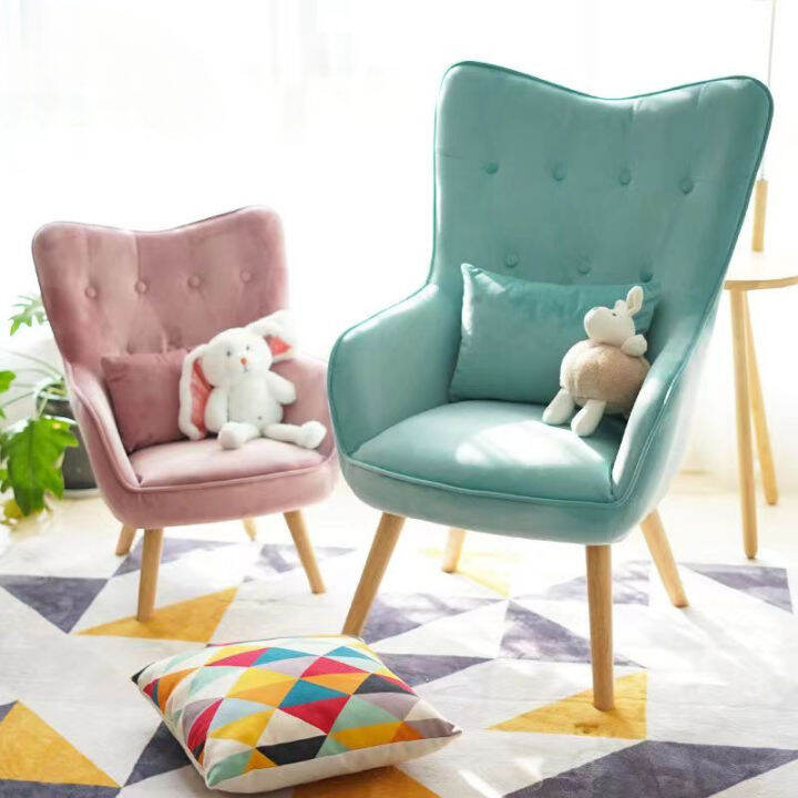 Ready Stock Wing Chair European Style Nordic Armchair Sofa