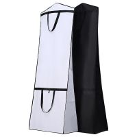 Dual-use Foldable Thicken Wedding Dress Dust Cover Women Gown Robe Storage Bags for Home Long Section Clothes Protector FG001 Wardrobe Organisers