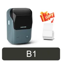 เครื่องติดฉลาก B1 Niimbot เครื่องติดฉลากม้วนกระดาษแบบมีกาวในตัวฉลากความร้อนบลูทูธกระเป๋าแบบพกพาเครื่องพิมพ์ฉลาก