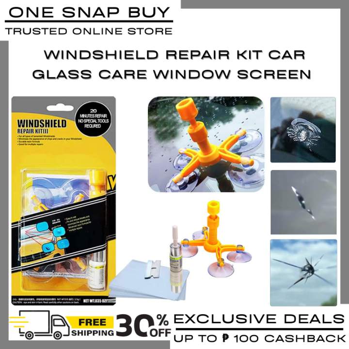 Auto Windshield Repair Kit Car Glass Care Window Cracked Glass Repair