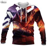 2023 NewCLOOCL League Of Legends เกม3D พิมพ์แนวโน้ม Hoodie ผู้ชายและผู้หญิงสบายๆแขนยาว Hoodie Pullover Top