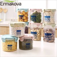 【CW】 ERMAKOVA Airtight Food Storage Dry Jar with Scale Lock